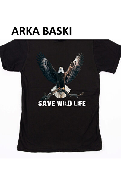 mAddog SAVE WILD LIFE "eagle" 2 / BÜYÜK BEDEN (relax Fit) 13xl 12xl 11xl 10xl...