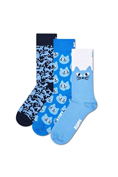 Happy Socks 3er Pack Unisex Socken - Geschenkbox, gemischte Farben