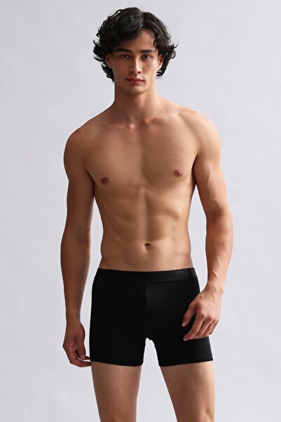 Aytuğ&Mısırlı Egyptian Modal by Tencel Compact Cotton Classic Boxer Black