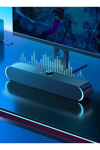 GULF GALLERY Necomi Computer Sound Bar Speaker, Desktop Soundbar, 3D Stereo U...