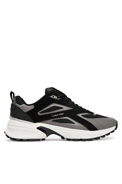 Calvin Klein SİYAH ERKEK SNEAKER HIKE RUNNER CK STRIPE MIX NY-SU