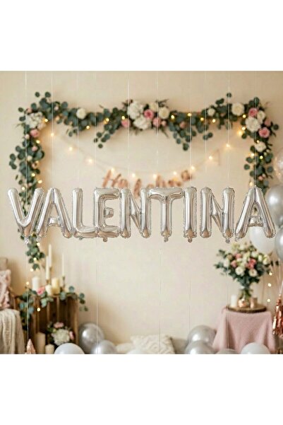 Flippy Baloane Folie Metalizate, Flippy, Set VALENTINA, Heliu sau Aer, Pai in...