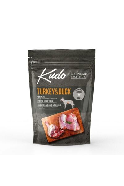 Kudo Μedium & Maxi Junior Turkey & Duck Ξηρά Τροφή Σκύλου με Γαλοπούλα & Πάπι...