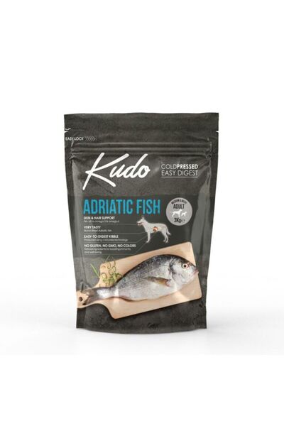 Kudo Medium & Maxi Adult Αdriatic Fish Ξηρά Τροφή Σκύλου με Ψάρι 3kg