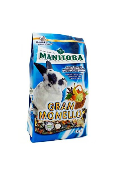 Manitoba Complete Dwarf Gran Moniello Τροφή για Κουνέλια Μίνι 1kg