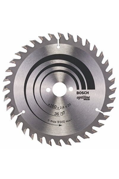 Bosch Lama de fierastrau circular pentru lemn, 160 x 20/16 x 2.6 mm, 36 dinti