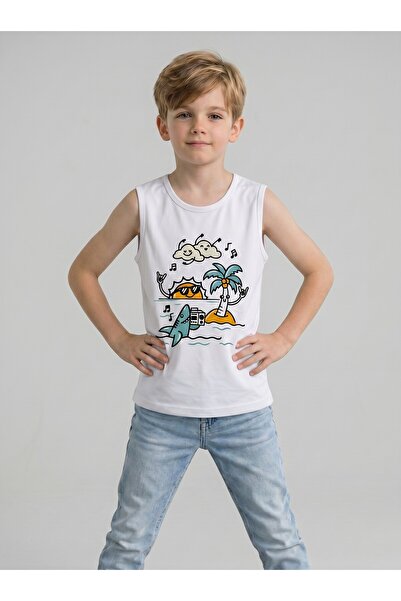 edoy Children's Cheerful, Fun and Colorful Cotton Tank Top