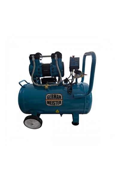 German Meister Compresor de Aer Fără Ulei German Meister, 1300W, Rezervor 50L...