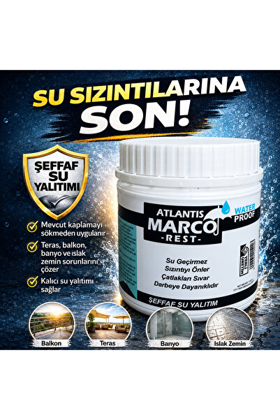 MRKSZ Marco Rest Şeffaf Su Yalıtımı 1 KG