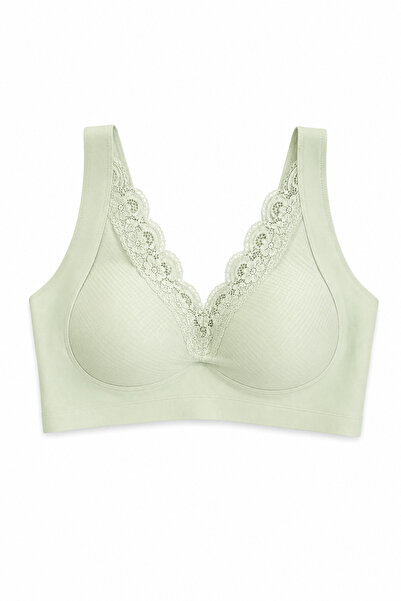 İpeksi Lace Detail Seamless Unpadded Ghost Bra # Izbırakmaz