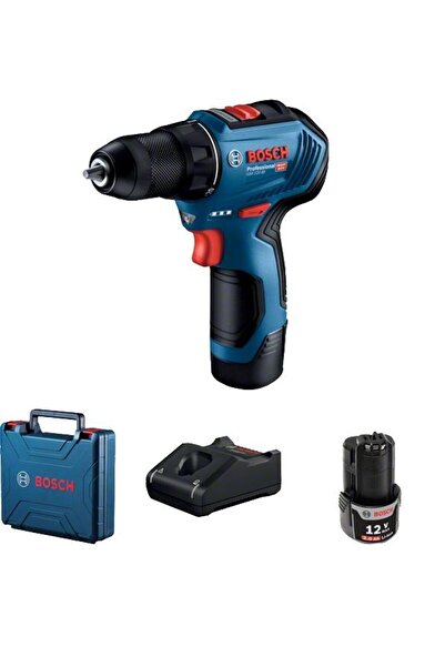 Bosch GSR 12V-30 2Ah ÇİFT AKÜLÜ DELME VİDALAMA MAKİNASI