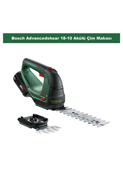 Bosch Advancedshear 18V-10 Akülü Çim ve Çit Kesme 1 x 2Ah 0600857000