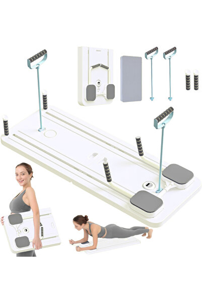 Venpara Foldable Pilates Board – Multifunctional Home Reformer with Digital T...
