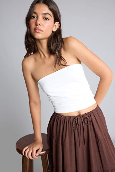 DeFacto Fitted Strapless Athlete Top I1809Ax26Hs