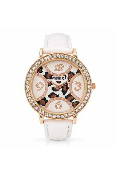 Watch Ceas pentru femei, Casual Francesca di Geneva, Alb, FF344