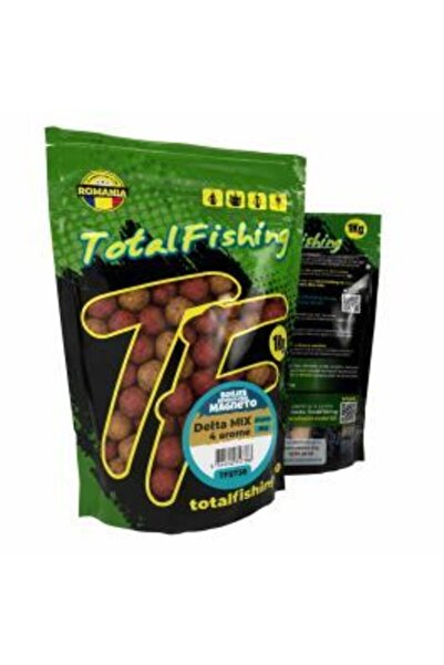 TotalFishing Boilies Semisoluble MagnetO Delta Mix 4 Flavors, 24mm, 1kg