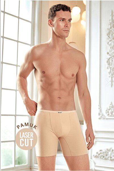 Berrak 3 Adet 4435 Erkek Lazer Kesim Ten Kıyafet Altında Belli Olmaz Boxer Ab...