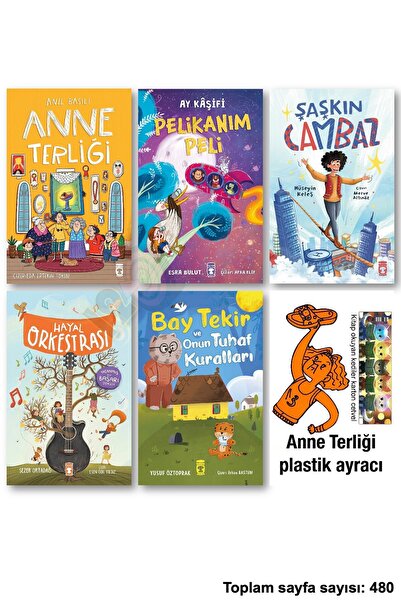 Timaş Çocuk Anne Terliği Pelikanım Peli Ay Kaşifi Şaşkın Cambaz Hayal Orkestr...