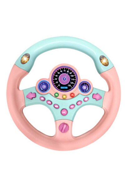 CasaDesteapta.ro Volan Interactiv pentru Copii cu Cheie Auto, Lumini și Sunet...