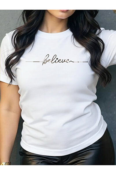 121 Women's T-Shirt 100% |   Summer Short-Sleeved, Light, Loose, Trendy Round...