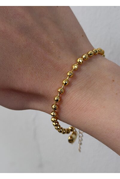 KİLİGİSTANBUL Moss Heart Detail Dorica Bracelet 17+5 cm
