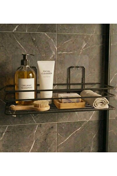 STATİKA HOME Çok Amaçlı Banyo Rafı , Duşakabin Rafı , Yapışkanlı Metal Banyo ...