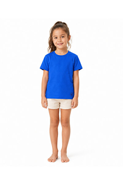 onymino Unisex Children's T-Shirt Basic 100% Cotton Combed Single Jersey Styl...