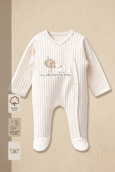 Minory Baby - Jakarlı Patikli Bebek Tulum