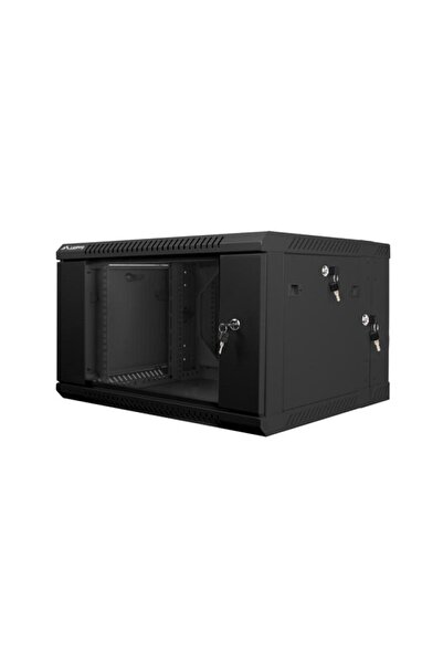 Lanberg Dulap rack de perete 19 " cu două secțiuni 6U 600x600 demontabil negru