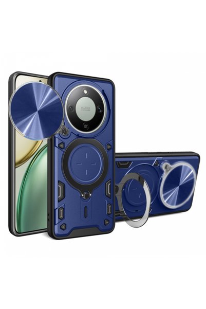 Techsuit Case for Honor Magic8 Lite, Techsuit, Camguard Pro, Blue