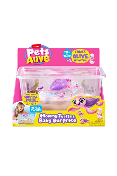 Pets Alive Yüzen Kaplumbağa Ailesi 9560