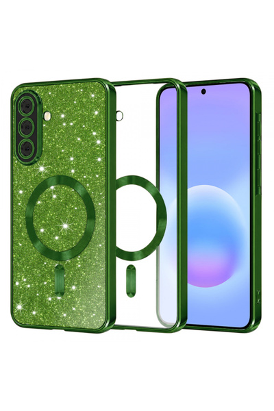 Techsuit Husa MagSafe pentru Samsung Galaxy A57 5G, Techsuit, Luxury Glitter,...