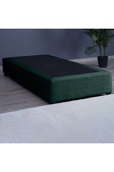 PAN HOME قاعدة سرير كاليبسو شانيل أخضر زيتوني 120×200 سم