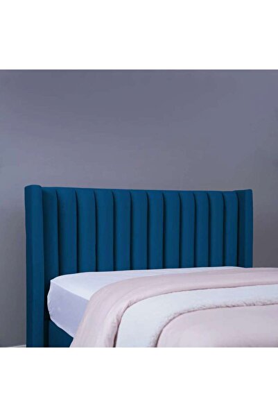 PAN HOME Venus Headboard Velvet Blue L-150 : H-125 Cm