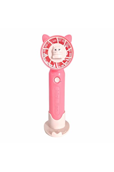 Naimeed Company Ventilator, cu baterie, Naimeed D5875, USB, Roz, 50x178x47mm