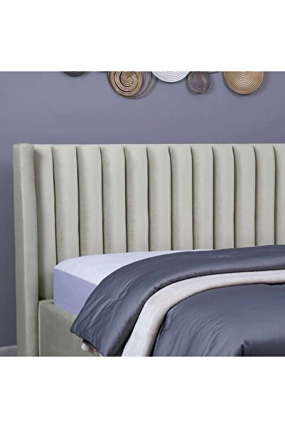 PAN HOME VENUS HEADBOARD VELVET WHITE L-200 : H-125 CM