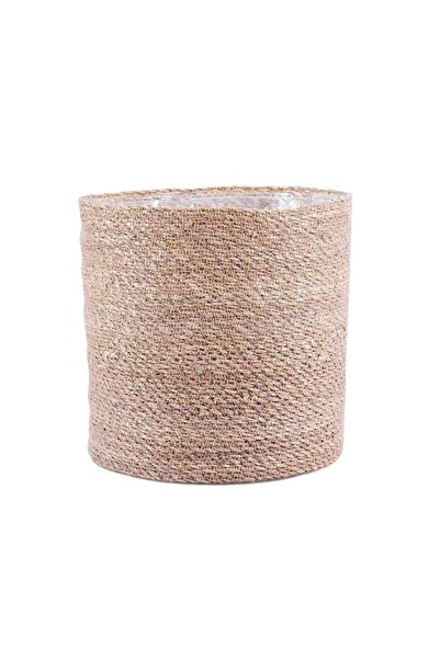 PAN HOME Cylin Decorative Plant Basket Dia22x22cm - Natural