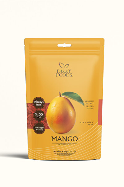 Dizzy Foods Dondurularak Kurutulmuş Meyve Mango 20 gr