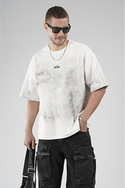 Butik Trend Biz Washable Oversize Crew Neck Men's T-Shirt