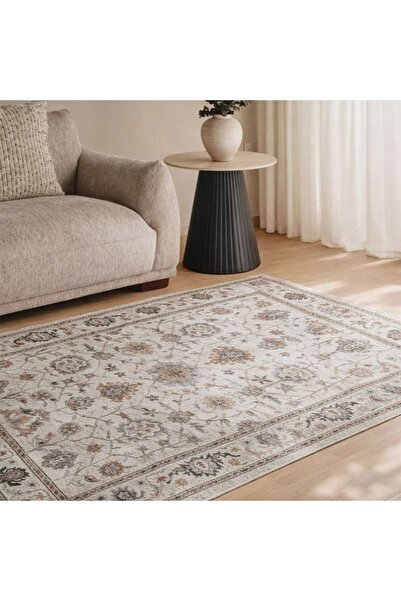 PAN HOME Aria Soft Feel Printed Rug 160x230cm - Beige