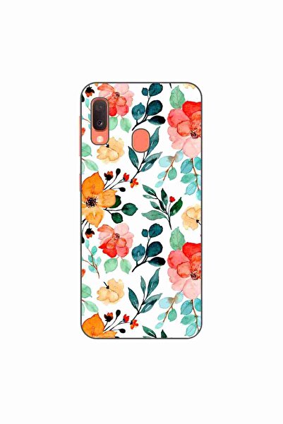 OEM Husa compatibila cu Samsung Galaxy A20e Silicon Gel Tpu Model Painted Flo...