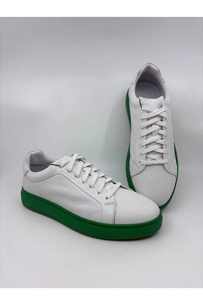 Papuccu White Napa Men's Leather Shoes