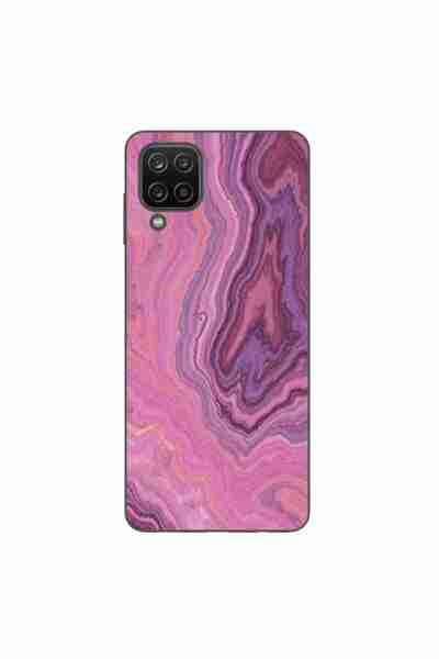 OEM Husa compatibila cu Samsung Galaxy A12 Silicon Gel Tpu Model Pink Quartz ...
