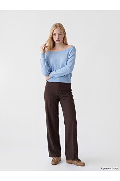 LC Waikiki Nevavm Standard Fit Women's Trousers with a Difference