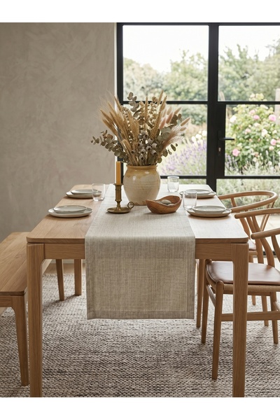 ELİTE COLLECTİON Runner 40x150 | Pamuklu Dokuma Masa Runneri – Yemek Odası, M...