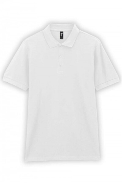 GILDAN Tricou polo bărbătesc, 100% bumbac, GI 85800 Premium, alb