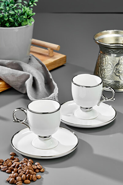 Cooker Zenora 2-Person 90 ml Porcelain Coffee Cup Set Ckr4527