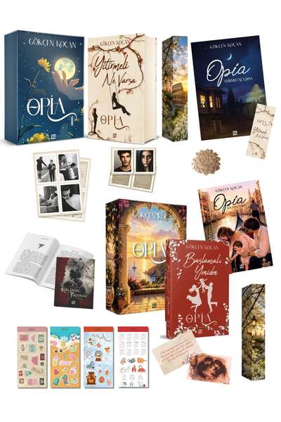 dokuzyayinlari Gökçen Koçan Opia Serisi - 2 Kitap Özel Tasarım Kutulu Set Cil...