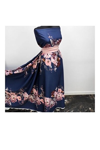 FASHION MIR Material textil_tesatura_lungime 3 metri_latime 1,5 metri_navy_fl...