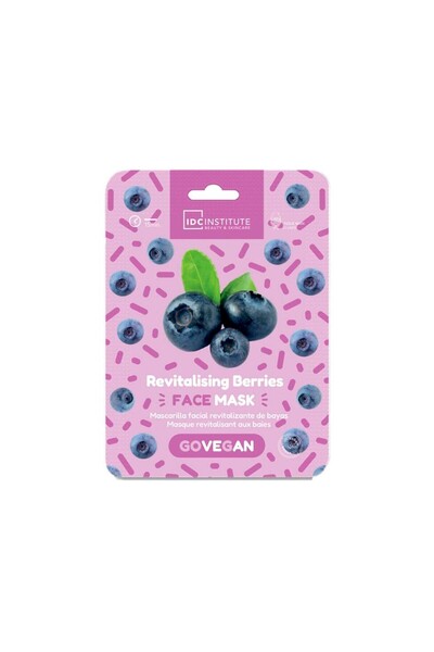 IDC Institute IDC GO VEGAN REVITALISING BERRIES FACE MASK 1PCS